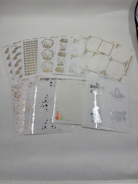 Destash Easter Planner Stickers Multiple Colors- 10 pcs